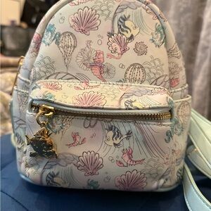 Pastel Mermaid Print Mini Backpack